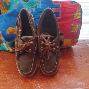 Sperry camouflage slip on. Sperry loafers camouflage size 8 medium suede leather